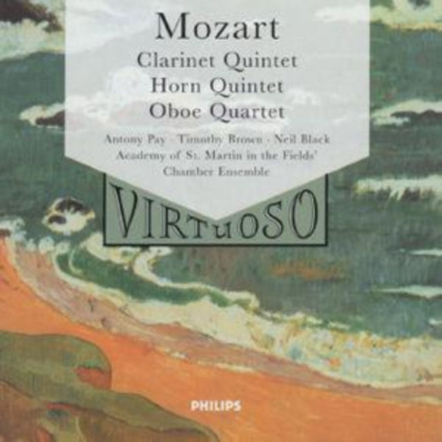 This CD is brand new.Format: CDMusic Style: ClassicalThis item's title is: Mozart: Clarinet & Horn QuintetsArtist: Pay / Brown / Academy Of St Martin EnsembleLabel: PhilipsBarcode: 028942283329Release Date: 10/10/1989