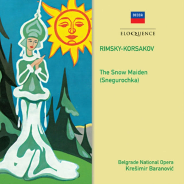 Product Image : This CD is brand new.<br>Format: CD<br>Music Style: Romantic<br>This item's title is: Rimsky-Korsakov: The Snow Maiden<br>Artist: Kresimir Baranovic<br>Label: DECCA<br>Barcode: 028948269136<br>Release Date: 1/11/2019