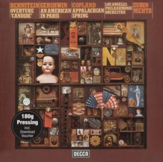 Product Image : This LP Vinyl is brand new.<br>Format: LP Vinyl<br>Music Style: Modern<br>This item's title is: Mehta Conducts Bernstein Gershwin & Copland<br>Artist: Zubin / Los Angeles Philharmonic Mehta <br>Label: Decca<br>Barcode: 028948302482<br>Release Date: 5/27/2016