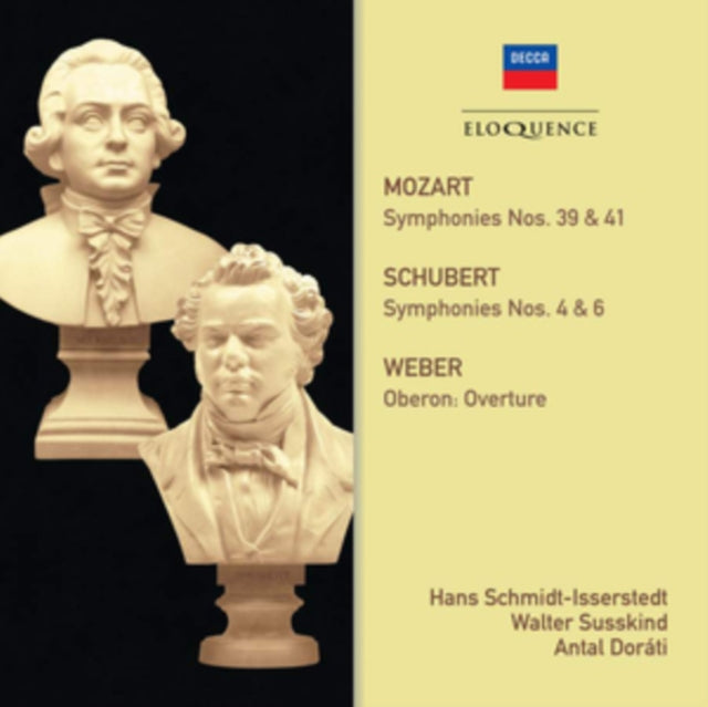 This CD is brand new.Format: CDThis item's title is: Mozart, Schubert: SymphoniesArtist: Hans; Walter Susskind; Lso Schmidt-IsserstedtBarcode: 028948403530Release Date: 9/18/2020