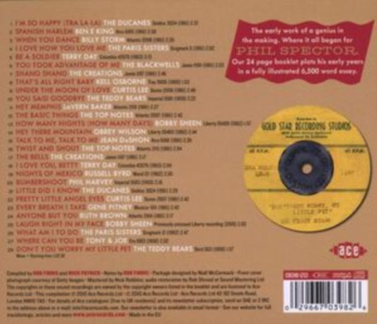 Product Image : This CD is brand new.<br>Format: CD<br>Music Style: Soul<br>This item's title is: Phil Spector Early Productions / Various<br>Artist: Various Artists<br>Label: ACE RECORDS<br>Barcode: 029667039826<br>Release Date: 3/29/2010