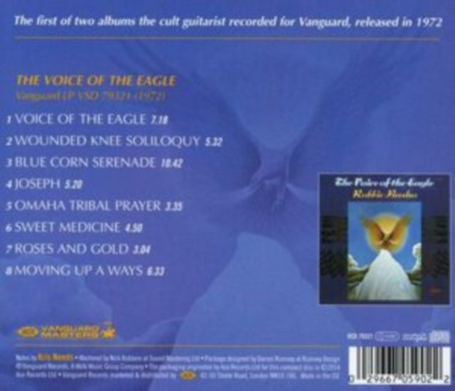 Product Image : This CD is brand new.<br>Format: CD<br>Music Style: Folk<br>This item's title is: Voice Of The Eagle<br>Artist: Robbie Basho<br>Label: VANGUARD UK<br>Barcode: 029667059022<br>Release Date: 3/31/2014