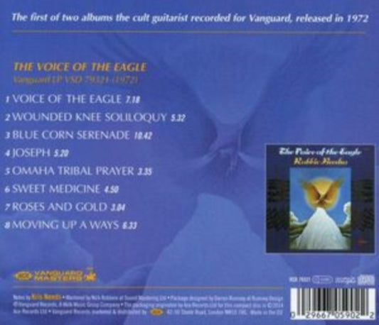Product Image : This CD is brand new.<br>Format: CD<br>Music Style: Folk<br>This item's title is: Voice Of The Eagle<br>Artist: Robbie Basho<br>Label: VANGUARD UK<br>Barcode: 029667059022<br>Release Date: 3/31/2014