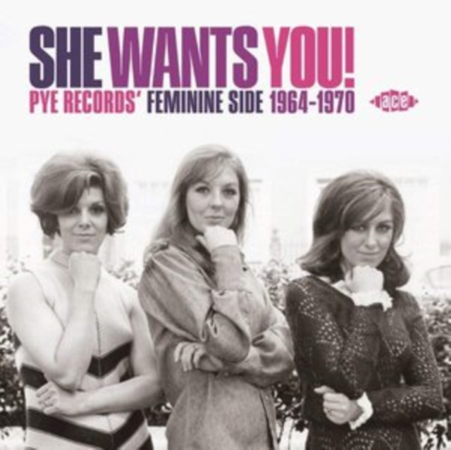 This CD is brand new.Format: CDThis item's title is: She Wants You! Pye Records' Feminine Side 1964-1970Artist: Various ArtistsLabel: ACEBarcode: 029667101028Release Date: 2/26/2021