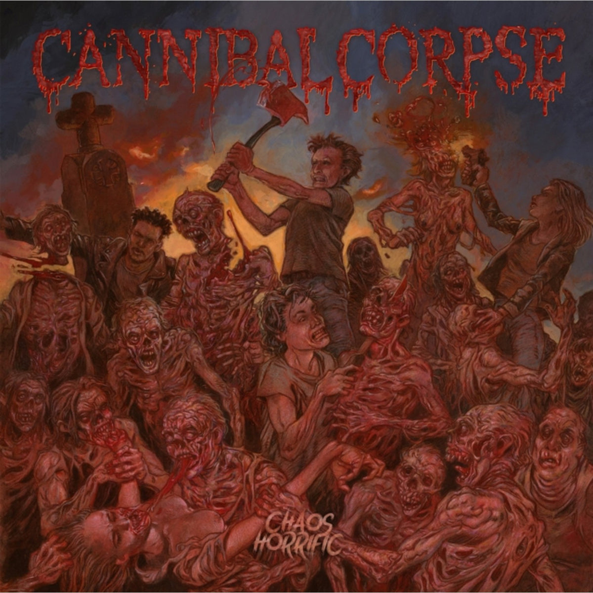 Chaos Horrific (Blue Smoke LP Vinyl) & Worm Infested & Worm Infested (Green W/ Red Splatter LP Vinyl)