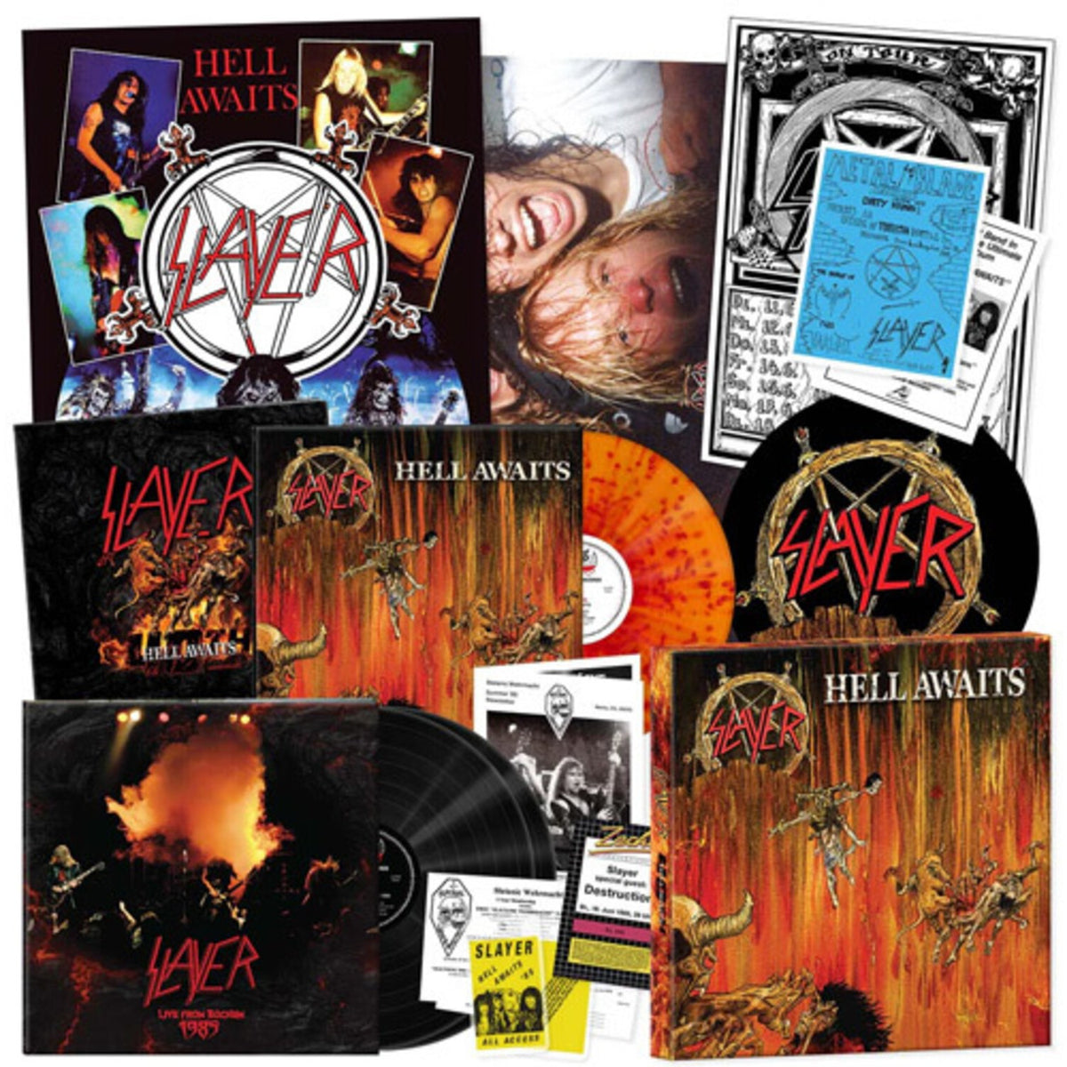 Hell Awaits (40Th Anniversary) (2 Black & 1 Fire Splatter LP Vinyl)