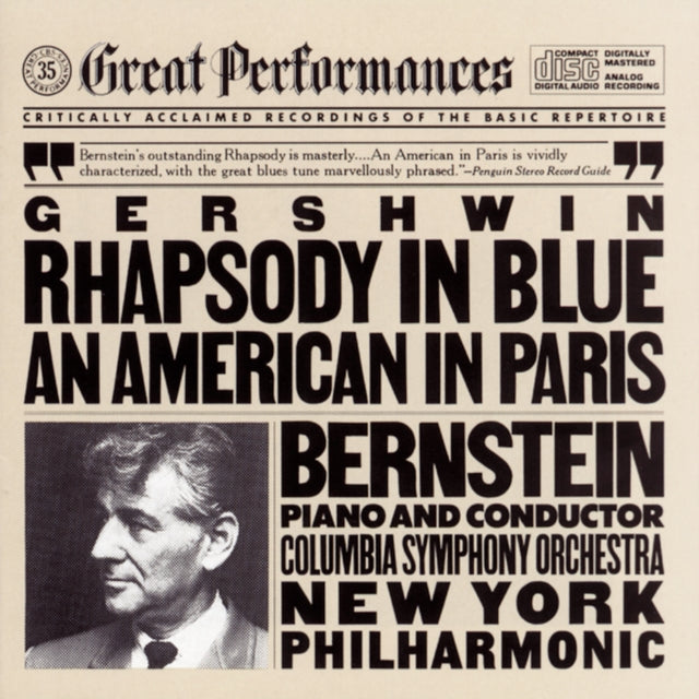 This CD is brand new.Format: CDMusic Style: ModernThis item's title is: Gershwin: Rhapsody In Blue / American In ParisArtist: Bernstein / New York Phil OrchLabel: CBSBarcode: 074643724227Release Date: 9/29/1987