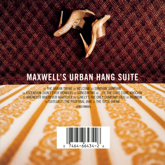 This CD is brand new.Format: CDMusic Style: SoulThis item's title is: Maxwell's Urban Hang SuiteArtist: MaxwellLabel: LEGACYBarcode: 074646643426Release Date: 4/2/1996