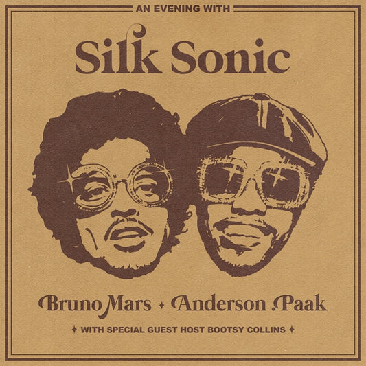 This LP Vinyl is brand new.Format: LP VinylMusic Style: Contemporary R&BThis item's title is: An Evening With Silk Sonic (Brown White LP Vinyl)Artist: Silk SonicLabel: Aftermath EntertainmentBarcode: 075678611117Release Date: 2/9/2024