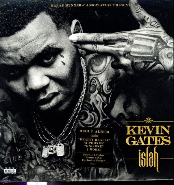 Product Image : This LP Vinyl is brand new.<br>Format: LP Vinyl<br>This item's title is: Islah (X) (Poster/LP/CD)<br>Artist: Kevin Gates<br>Label: Atlantic<br>Barcode: 075678665691<br>Release Date: 6/3/2016