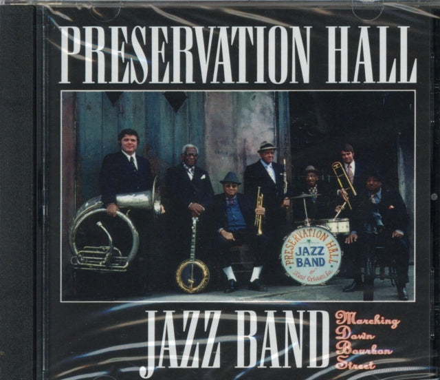 This CD is brand new.Format: CDMusic Style: Louisiana BluesThis item's title is: Marching Down Bourbon StreetArtist: Preservation Hall Jazz BandLabel: SONY SPECIAL MARKETINGBarcode: 079892841923Release Date: 2/23/1997