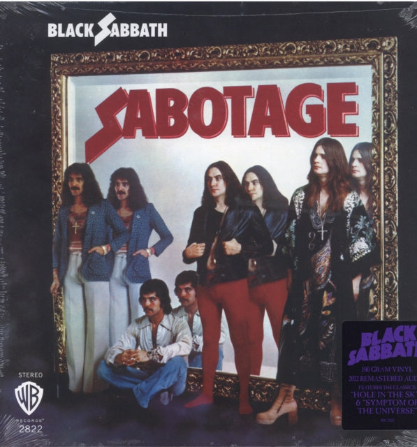 This LP Vinyl is brand new.Format: LP VinylMusic Style: Hard RockThis item's title is: Sabotage (180G)Artist: Black SabbathLabel: RHINO/WARNER BROS.Barcode: 081227946562Release Date: 8/5/2016