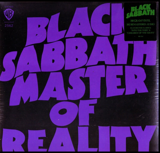 This LP Vinyl is brand new.Format: LP VinylThis item's title is: Master Of Reality (180G)Artist: Black SabbathLabel: RHINO/WARNER BROS.Barcode: 081227946739Release Date: 8/5/2016