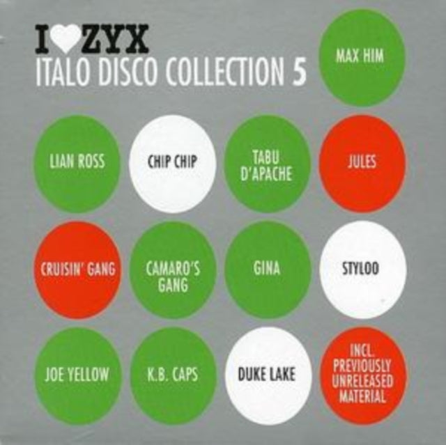 This CD is brand new.Format: CDMusic Style: Italo-DiscoThis item's title is: Zyx Italo Disco Coll. 5Artist: Various ArtistsLabel: ZYXBarcode: 090204834662Release Date: 3/6/2015