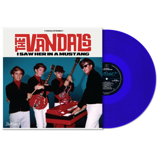 This LP Vinyl is brand new.Format: LP VinylMusic Style: Garage RockThis item's title is: I Saw Her In A Mustang (Blue LP Vinyl)Artist: VandalsLabel: BEATROCKETBarcode: 090771016317Release Date: 6/25/2021