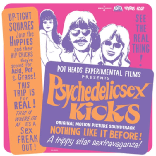 Psychedelic Sex Kicks - Original Motion Picture Soundtrack (Color LP Vinyl/DVD)