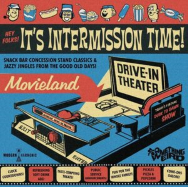 Product Image : This CD is brand new.<br>Format: CD<br>This item's title is: Hey Folks! It's Intermission Time!<br>Artist: Something Weird<br>Label: MODERN HARMONIC<br>Barcode: 090771828125<br>Release Date: 8/11/2023