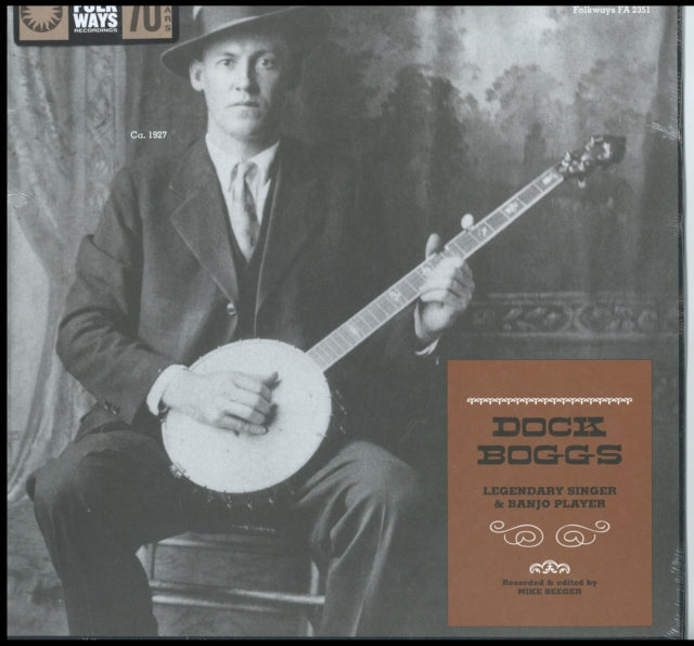 Product Image : This LP Vinyl is brand new.<br>Format: LP Vinyl<br>Music Style: Appalachian Music<br>This item's title is: Dock Boggs: Legendary Singer And Banjo Player<br>Artist: Dock Boggs<br>Label: SMITHSONIAN/FOLKWAYS<br>Barcode: 093070235113<br>Release Date: 11/30/2018