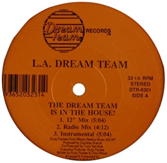 Product Image : This 12 Inch vinyl is brand new.<br>Format: 12 Inch vinyl<br>Music Style: Electro<br>This item's title is: Is In The House / Rockberry Jam Ep<br>Artist: L.A. Dream Team<br>Label: JDC /DREAM TEAM<br>Barcode: 093652032314<br>