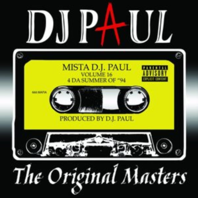 Product Image : This LP Vinyl is brand new.<br>Format: LP Vinyl<br>This item's title is: Volume 16-The Original Masters<br>Artist: Dj Paul<br>Label: S.A.T.ENT MUSIC<br>Barcode: 097037078911<br>Release Date: 7/21/2023