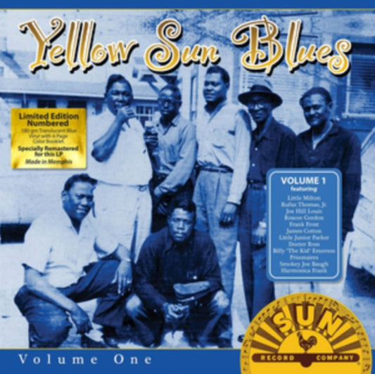 This LP Vinyl is brand new.Format: LP VinylMusic Style: Memphis BluesThis item's title is: Yellow Sun Blues Volume 1 (Translucent Blue LP Vinyl/Booklet/Numbered/Limited)Artist: Various ArtistsLabel: SUN RECORDS/ICEBarcode: 097037706395Release Date: 11/24/2015