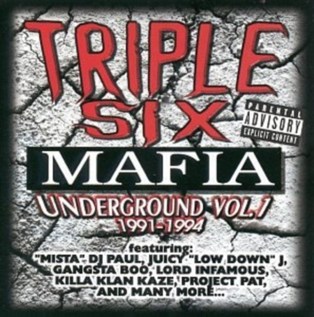 This CD is brand new.Format: CDMusic Style: Drum n BassThis item's title is: Underground Vol.1Artist: Three 6 MafiaLabel: SMOKED OUTBarcode: 097037999124Release Date: 3/16/1999