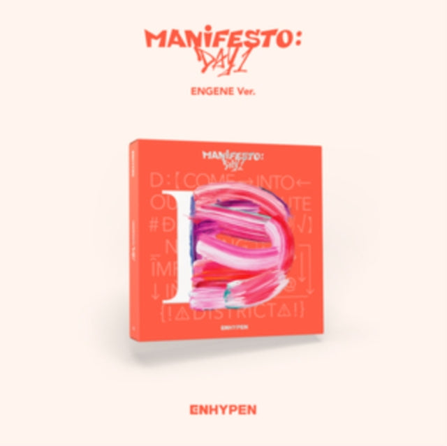 This CD is brand new.Format: CDThis item's title is: Manifesto: Day 1 (D : Engene Ver.)Artist: EnhypenBarcode: 192641872075Release Date: 7/29/2022