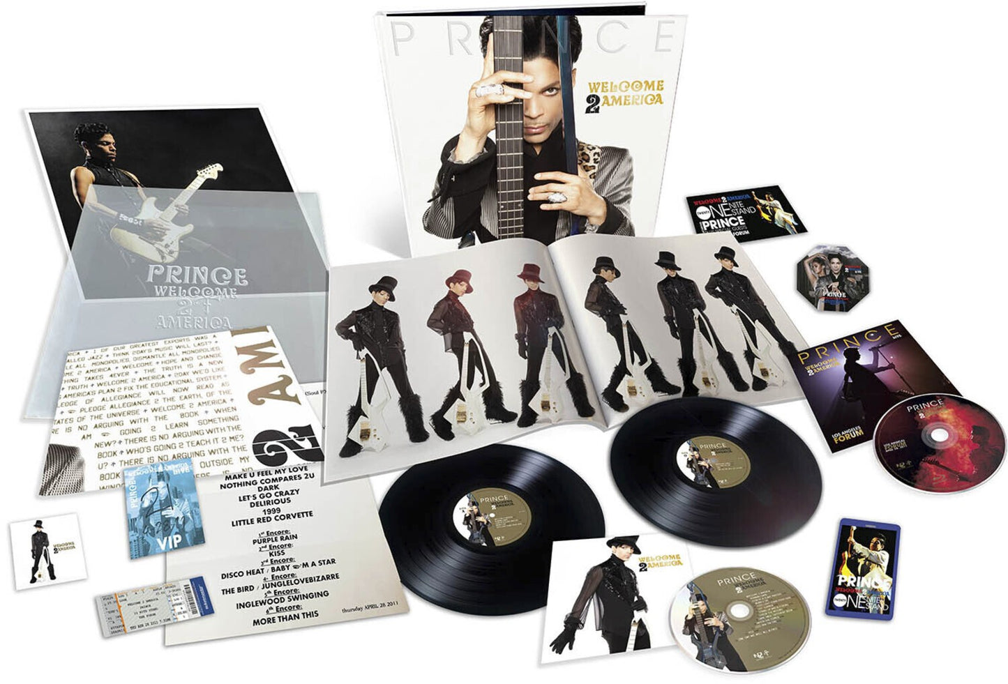 Prince (X) & Welcome 2 America (Deluxe/2LP/CD/Blu-Ray) & Come & Vault - Old Friends 4 Sale & Hits 1 (X) (2LP) & Hits 2 (X) (2LP) & Batman Ost