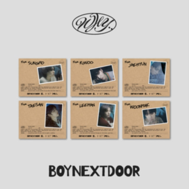 Product Image : This CD is brand new.<br>Format: CD<br>This item's title is: Why.. (Letter Ver.)<br>Artist: Boynextdoor<br>Label: KOZ ENTERTAINMENT<br>Barcode: 196922538582<br>Release Date: 9/8/2023