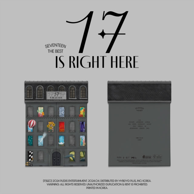 This is a 2 CD SKU bundle.
1.This CD is brand new.Format: CDThis item's title is: Seventeen Best Album 17 Is Right Here (Hear Ver.)Artist: SeventeenBarcode: 196922816505Release Date: 5/3/2024
2.This CD is brand new.