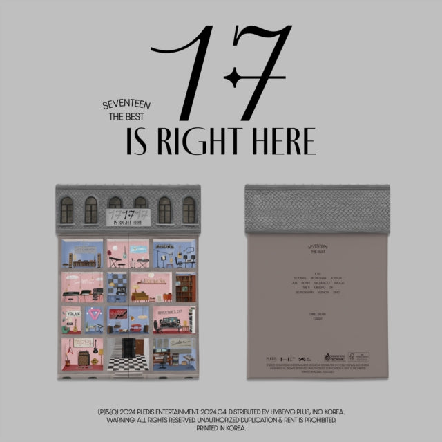 This is a 2 CD SKU bundle.
1.This CD is brand new.Format: CDThis item's title is: Seventeen Best Album 17 Is Right Here (Hear Ver.)Artist: SeventeenBarcode: 196922816505Release Date: 5/3/2024
2.This CD is brand new.