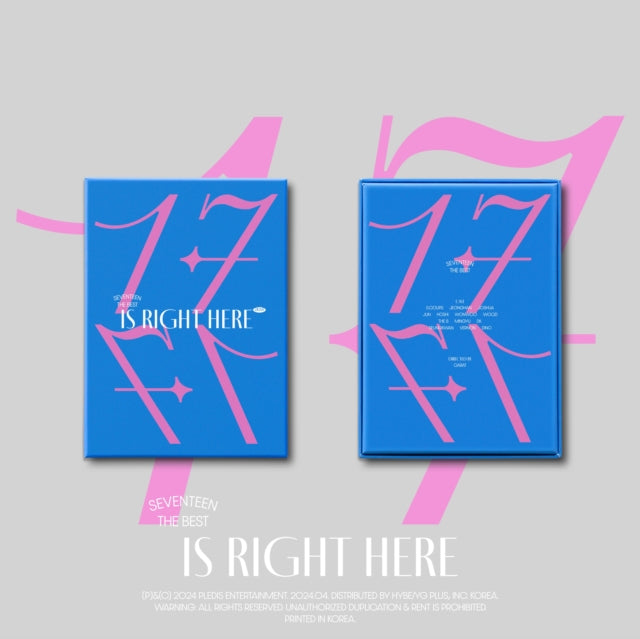 This is a 2 CD SKU bundle.
1.This CD is brand new.Format: CDThis item's title is: Seventeen Best Album 17 Is Right Here (Dear Ver.)Artist: SeventeenBarcode: 196922818301Release Date: 5/3/2024
2.This CD is brand new.