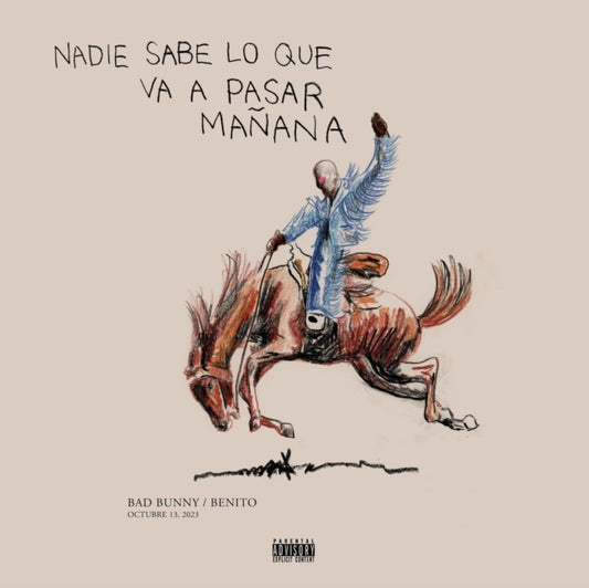 This LP Vinyl is brand new.Format: LP VinylMusic Style: TrapThis item's title is: Nadie Sabe Lo Que Va A Pasar Manana (2LP/Blue Vinyl)Artist: Bad BunnyLabel: Rimas Entertainment LLCBarcode: 197190162899Release Date: 6/7/2024