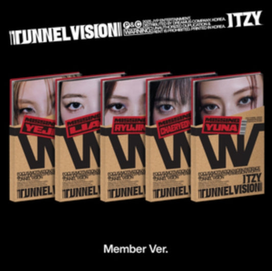 This CD is brand new.Format: CDThis item's title is: Tunnel Vision (Member Ver.)Artist: ItzyBarcode: 198704680830Release Date: 11/14/2025