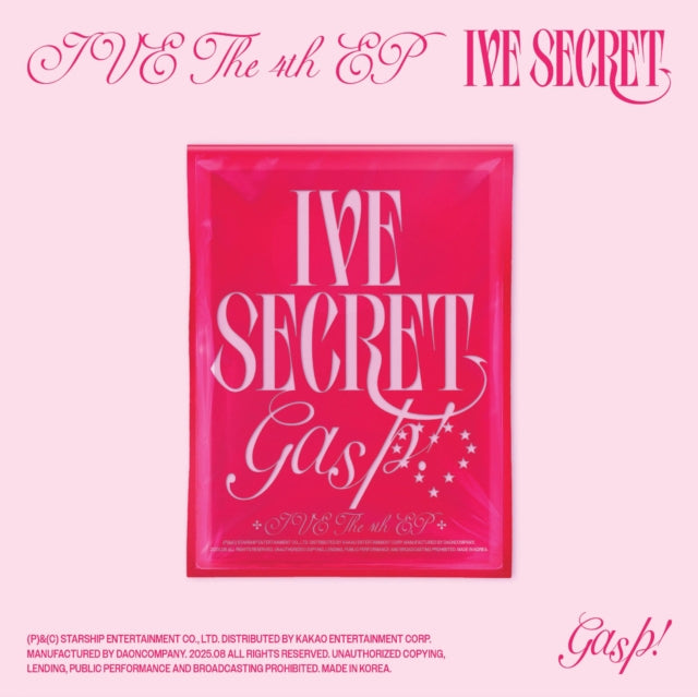 This CD is brand new.Format: CDThis item's title is: Ive The 4Th Ep Ive Secret (Gasp! Ver.)Artist: IveBarcode: 199538217001Release Date: 9/19/2025