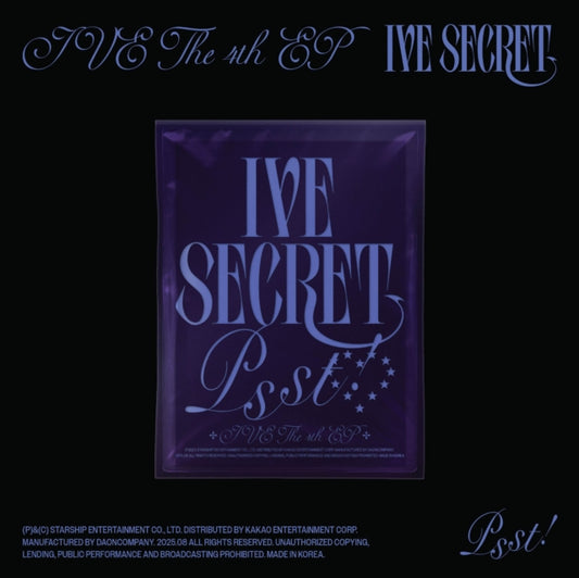 This CD is brand new.Format: CDThis item's title is: Ive The 4Th Ep Ive Secret (Psst! Ver.) Artist: IveBarcode: 199538217117Release Date: 9/19/2025