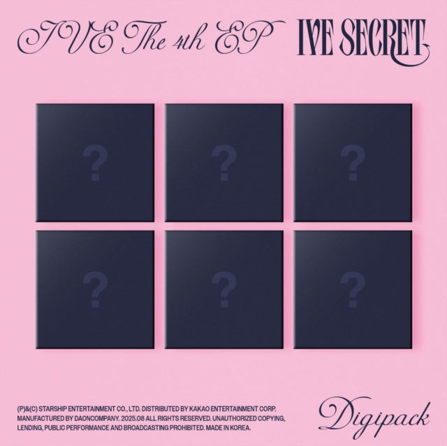 This CD is brand new.Format: CDThis item's title is: Ive The 4Th Ep Ive Secret (Digipack)Artist: IveBarcode: 199538236545Release Date: 9/19/2025