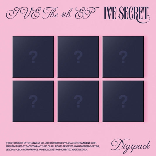 This CD is brand new.Format: CDThis item's title is: Ive The 4Th Ep Ive Secret (Digipack)Artist: IveBarcode: 199538236545Release Date: 9/19/2025