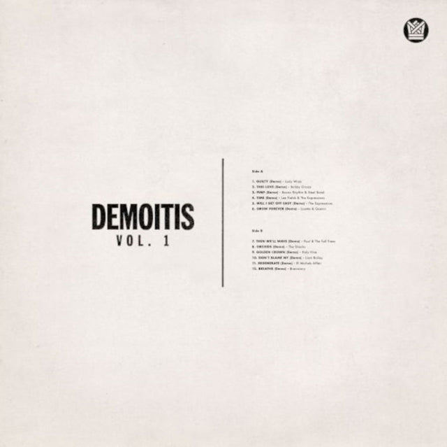 This LP Vinyl is brand new.Format: LP VinylThis item's title is: Demoitis Vol. 1 (Rsd)Artist: Various ArtistsBarcode: 349223011012Release Date: 6/12/2021