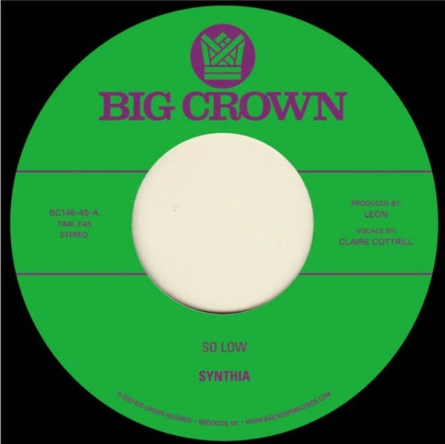 This 7 Inch Vinyl is brand new.Format: 7 Inch VinylMusic Style: Synth-popThis item's title is: So Low B/W You & IArtist: SynthiaLabel: BIG CROWN RECORDSBarcode: 349223014617Release Date: 4/28/2023