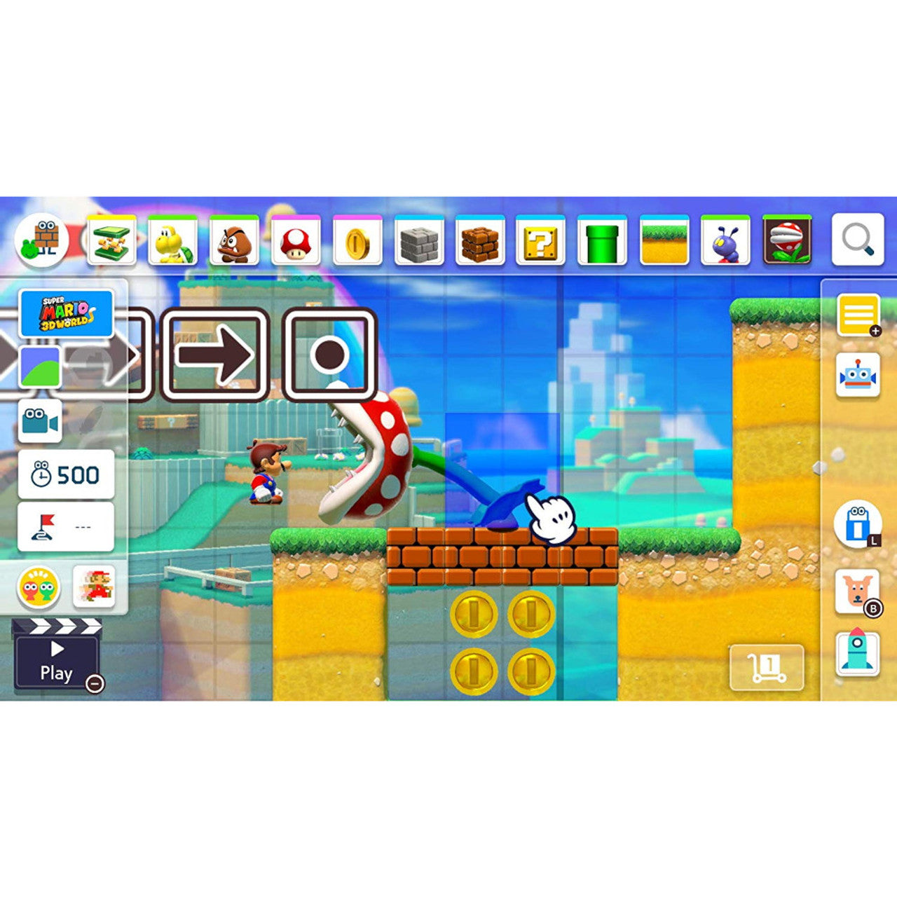 Product Image : This is brand new.<br>Mario fans of the world, unite! Now you can play, create, and share the side-scrolling Super Mario courses of your dreams in the Super Mario Maker 2 game, available exclusively on the Nintendo Switch system! Dive into the single-player Story Mode and play built-in courses to rebuild Princess Peach's castle. Make your own courses, alone or together. And with a Nintendo Switch Online membership, share your courses, access a near-endless supply made by others, enjoy online