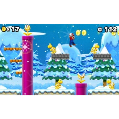 This is brand new.New Super Mario Bros. 2 is a side-scrolling Platformer video game for Nintendo 3DS. A sequel to the 2006 Nintendo DS release, New Super Mario Bros.