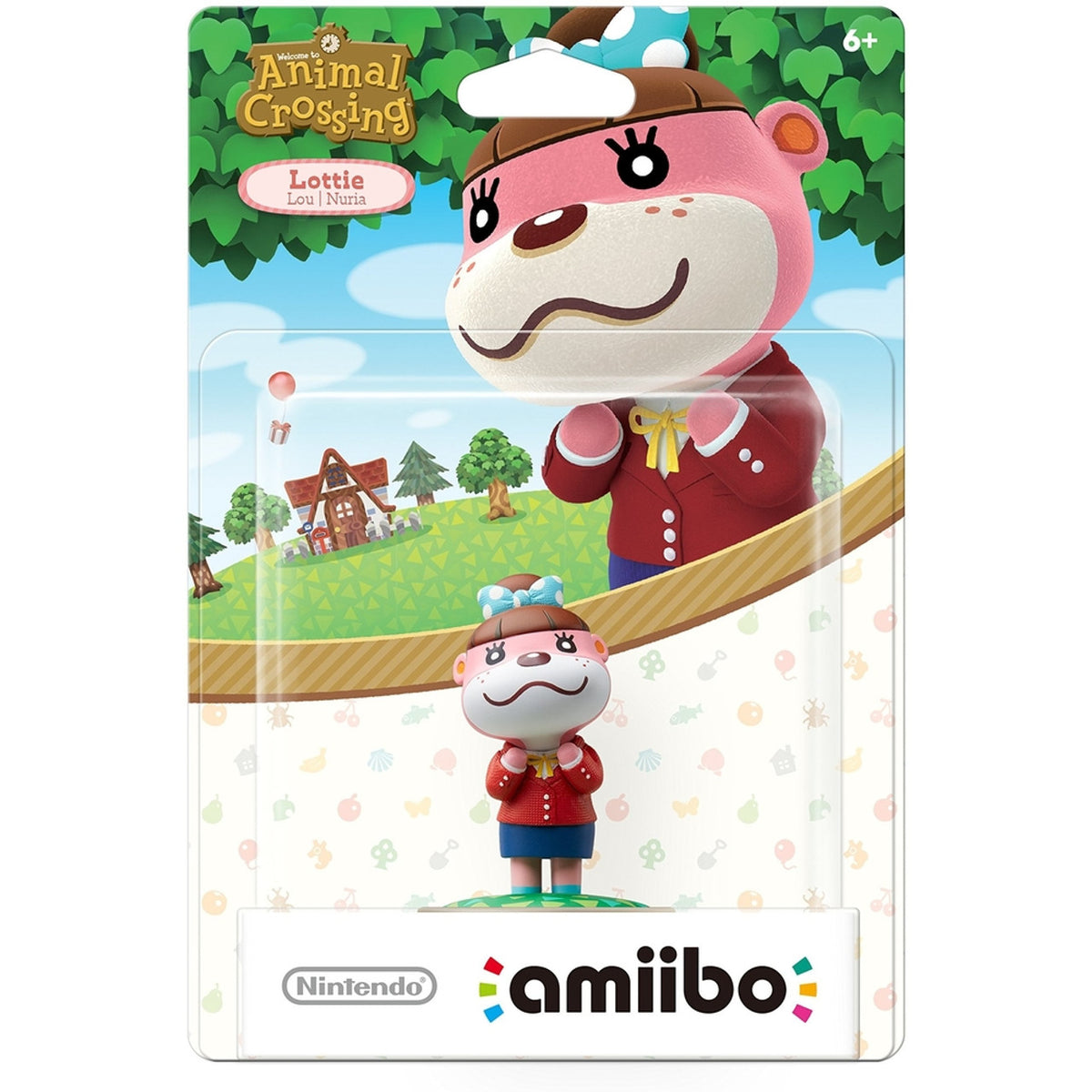 This is brand new.Lottie is a smart, sassy river otter who leads you in your new role as decorator in the Animal Crossing: Happy Home Designergame. She isn't afraid to call out her boss—the successful business-raccoon Tom Nook—on his shenanigans, but she's also his most loyal employee.