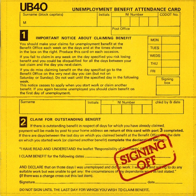 This LP Vinyl is brand new.Format: LP VinylMusic Style: DubThis item's title is: Signing Off (Translucent Red Vinyl/2LP)Artist: Ub40Label: REPUBLICBarcode: 602435075808Release Date: 11/19/2021