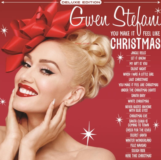 This LP Vinyl is brand new.Format: LP VinylMusic Style: Easy ListeningThis item's title is: You Make It Feel Like Christmas (Deluxe/Frosty White/2LP)Artist: Gwen StefaniLabel: Interscope RecordsBarcode: 602435787664Release Date: 10/8/2021