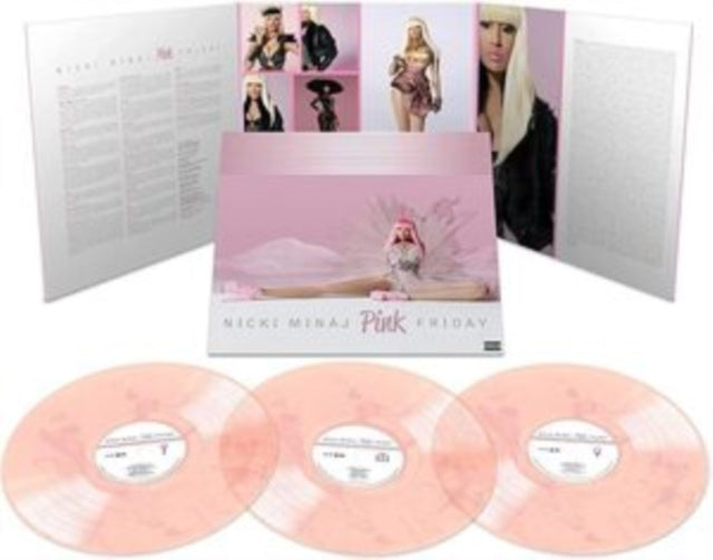 This LP Vinyl is brand new.Format: LP VinylMusic Style: Pop RapThis item's title is: Pink Friday (10Th Anniversary/Deluxe/Pink/White Swirl Vinyl/3LP)Artist: Nicki MinajLabel: REPUBLICBarcode: 602435798769Release Date: 4/15/2022