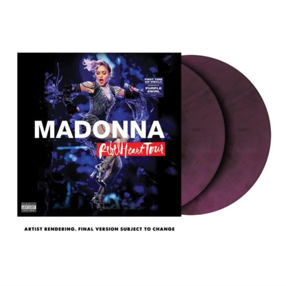 Rebel Heart Tour (X) (Purple Galaxy Swirl Vinyl/2LP) & Madame X (Live) (3LP) & Like A Virgin (Clear LP Vinyl) & Immaculate Collection (2LP)