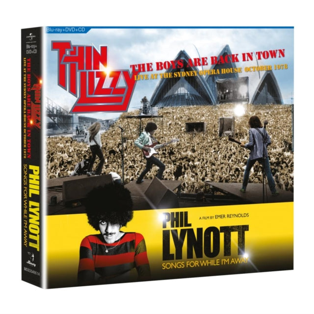 This CD is brand new.Format: CDThis item's title is: Songs For While I’M Away + The Boys Are Back In Town (Live) (CD/DVD/Blu-Ray)Artist: Phil  + Thin Lizzy LynottLabel: MERCURY STUDIOSBarcode: 602445496143Release Date: 6/24/2022