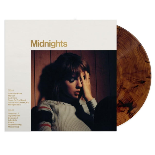 This is a 2 LP Vinyl SKU bundle.
1.This LP Vinyl is brand new.Format: LP VinylMusic Style: Synth-popThis item's title is: Midnights (X) (Mahogany Color LP Vinyl)Artist: Taylor SwiftLabel: REPUBLICBarcode: 602445790074Release Date: 10/21/2022
2.This LP Vinyl is brand new.