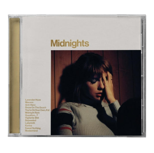 This is a 3 CD SKU bundle.
1.This CD is brand new.Format: CDMusic Style: Synth-popThis item's title is: Midnights (X) (Mahogany CD)Artist: Taylor SwiftBarcode: 602445790128Release Date: 10/21/2022
2.This CD is brand new.